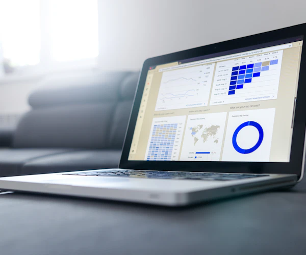 Analytics dashboard showing local SEO performance