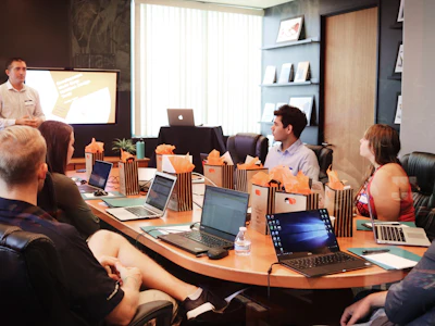 Team strategy session